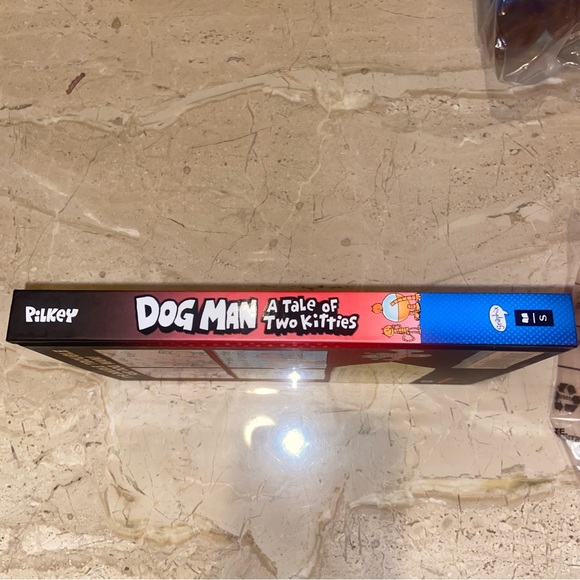 Dog Man 9” And Lil’ Petey 7” Plush Stuffed Animal Plus Book All New With Tags - Picture 7 of 9